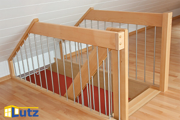 Eingang zum Dach - Treppe