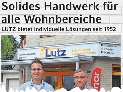 Zeitungsausschnitt Lokale Info