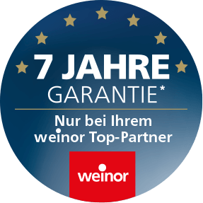 7 Jahre Garantie - nur bei Ihrem weinor Top-Partner