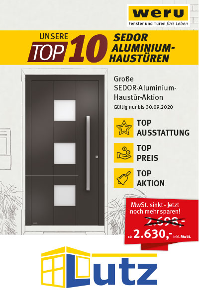 Aktion Haustüren TopTen 2020